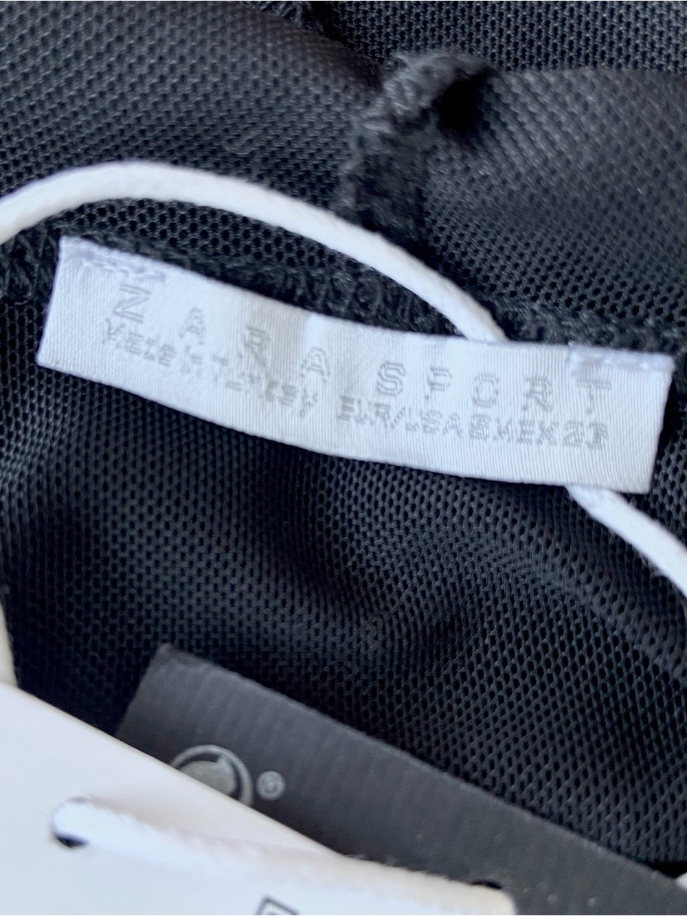 ZARA SPORT Black Sheer Mesh Zip Hoodie - Picture 6 of 8